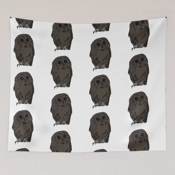 Item preview,  Cute and Curious shy owl night designed and sold by Ashley’sAnimalz.