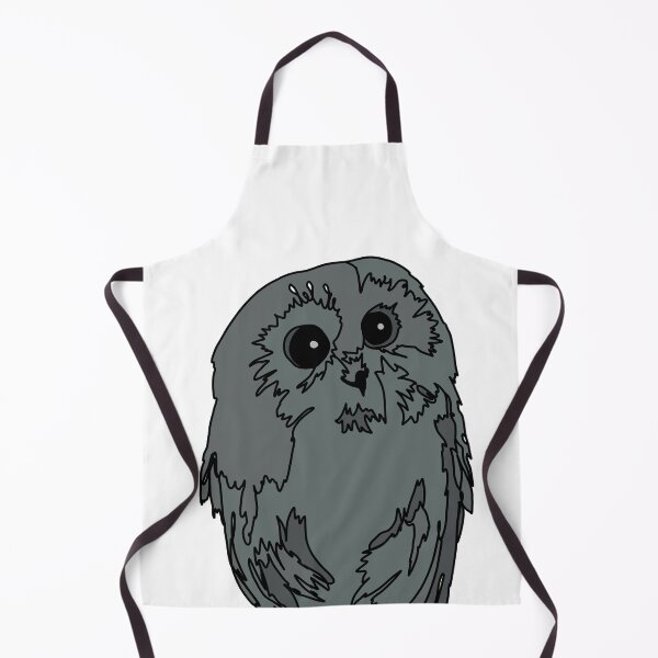 Item preview, Cute and Curious shy owl blue designed and sold by Ashley’sAnimalz.