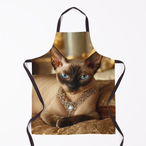 Item preview, Sphynx cat on a chic bedspread designed and sold by anytka.