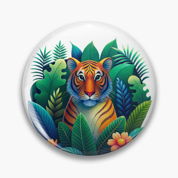 Item preview, Wild & Free – Tropical Tiger designed and sold by SibMa.