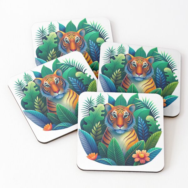 Item preview, Wild & Free – Tropical Tiger designed and sold by SibMa.