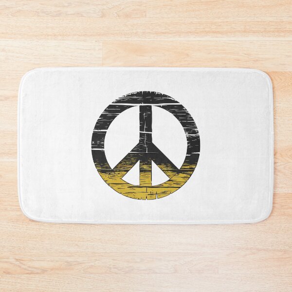 Item preview, A black and yellow peace sign. designed and sold by Joseph Hail.