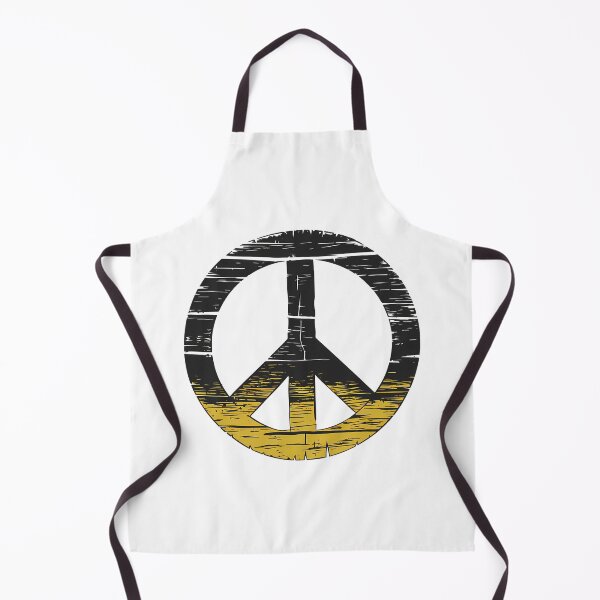 Item preview, A black and yellow peace sign. designed and sold by Joseph Hail.