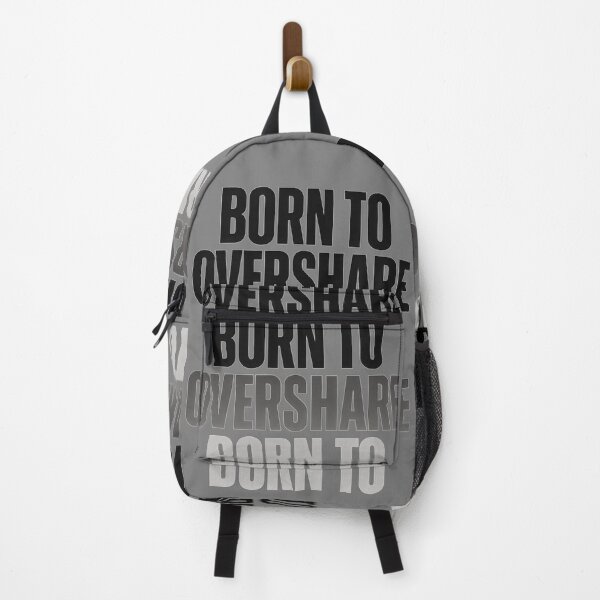 Item preview, Born to Overshare – Fading Funny Typography  designed and sold by Shoot-The-Moon.