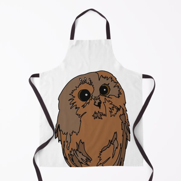 Item preview, Cute and Curious shy owl brown designed and sold by Ashley’sAnimalz.