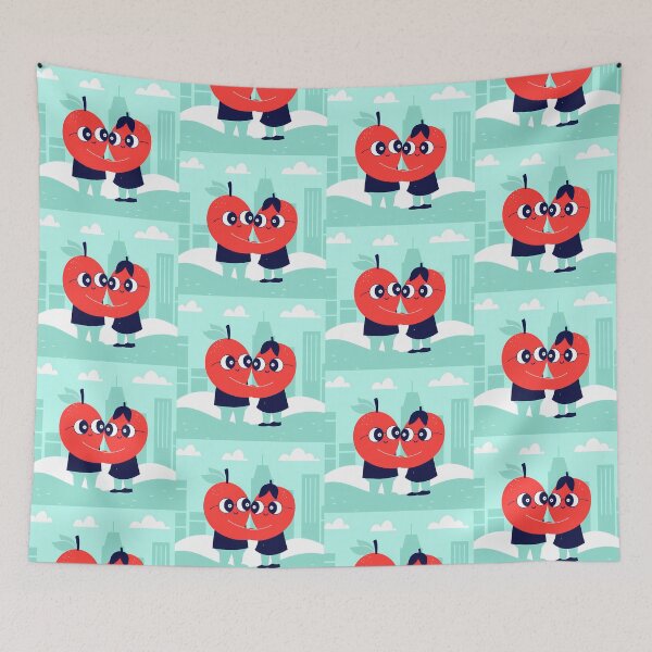 Item preview, Copy of Cartoon Love City Landscapes Colorful Animals Wild designed and sold by ART ATTACK ZONE.