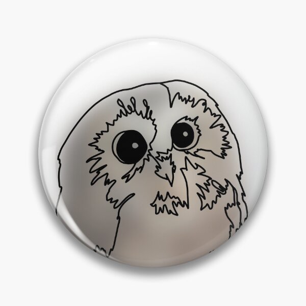 Item preview, Cute and Curious shy owl ghost designed and sold by Ashley’sAnimalz.