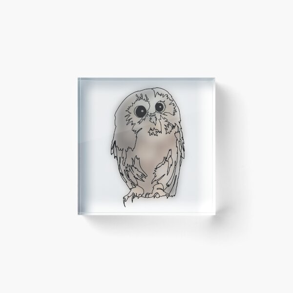 Item preview, Cute and Curious shy owl ghost designed and sold by Ashley’sAnimalz.