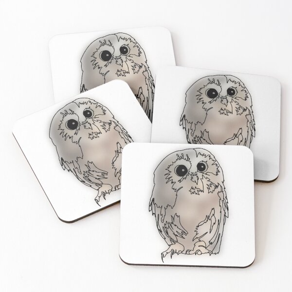 Item preview, Cute and Curious shy owl ghost designed and sold by Ashley’sAnimalz.
