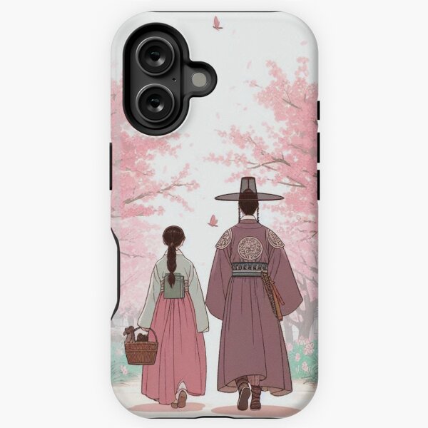 Item preview, Joseon Couple Cherry Blossoms Romance K-drama designed and sold by NerdiPop.