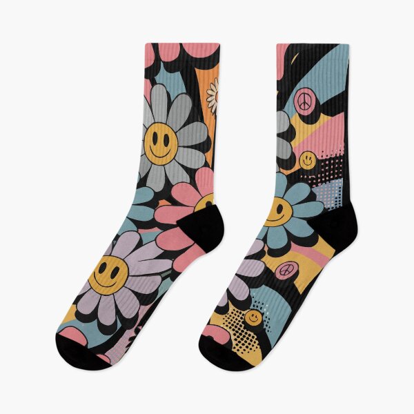 Item preview, Retro Groovy Daisies  designed and sold by Ketique.