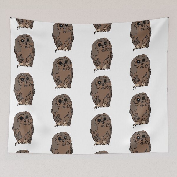 Item preview, Cute and Curious shy owl designed and sold by Ashley’sAnimalz.