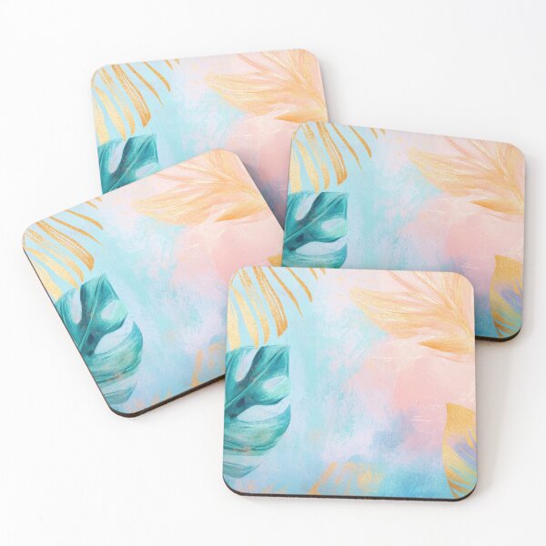 Item preview, Tropical leaf design with gold designed and sold by anytka.