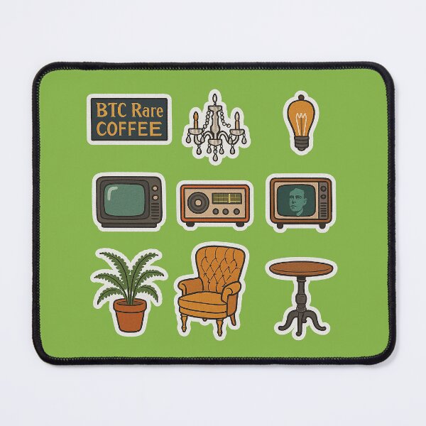 Item preview, BTC Rare Coffee Vintage Interior Collection designed and sold by zzz888.