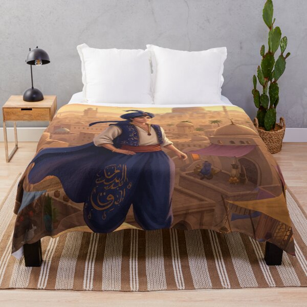 Item preview, Arabian Night Hero Standing Over Desert Bazaar at Sunset designed and sold by -DEEWOLF-.