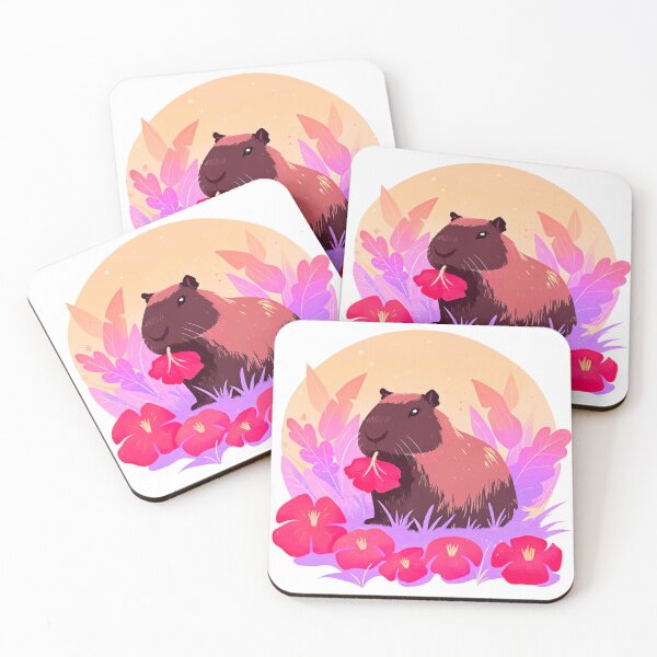 Item preview, Blooming Capybara Joy designed and sold by SibMa.