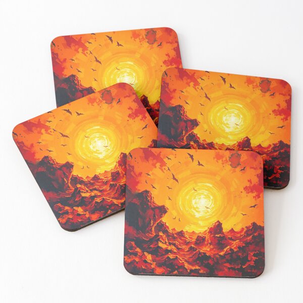 Item preview, Burning Horizon – Fiery Apocalypse Art designed and sold by apoknight.