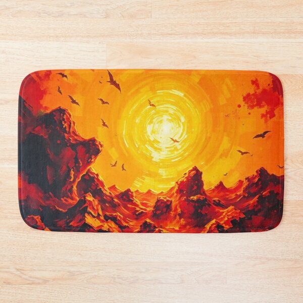 Item preview, Burning Horizon – Fiery Apocalypse Art designed and sold by apoknight.