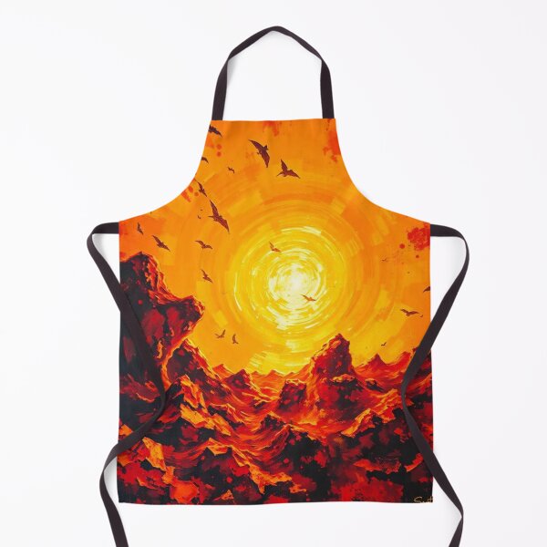 Item preview, Burning Horizon – Fiery Apocalypse Art designed and sold by apoknight.