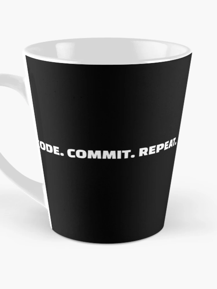 Thumbnail 3 of 4, Coffee Mug, code commit repeat designed and sold by Redstrawberry13.
