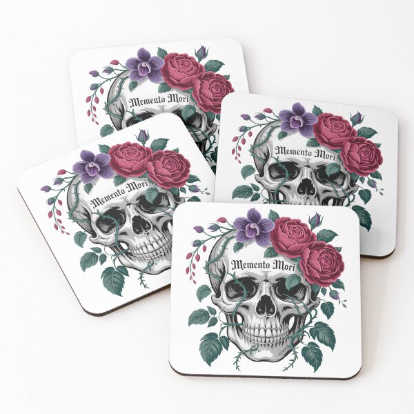 Item preview, Floral Gothic Skull designed and sold by Refinret.