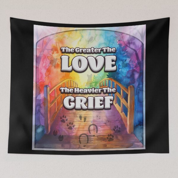 Item preview, Rainbow Bridge Love/Grief designed and sold by Karen Wood.