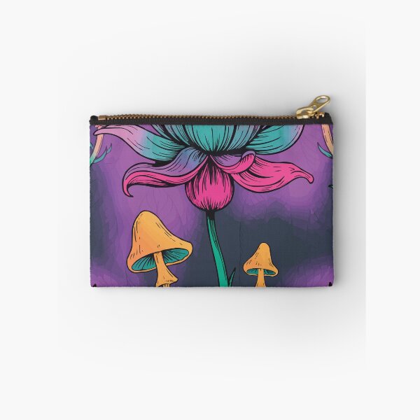 Item preview, Flowers and Mushroom in Purple designed and sold by Ketique.