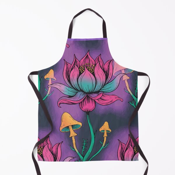 Item preview, Flowers and Mushroom in Purple designed and sold by Ketique.