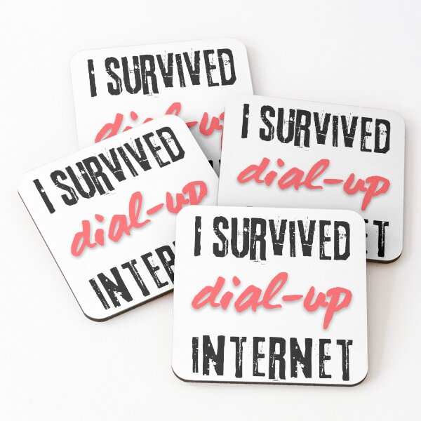 Item preview, I Survived Dial-Up Internet designed and sold by impressionofmel.