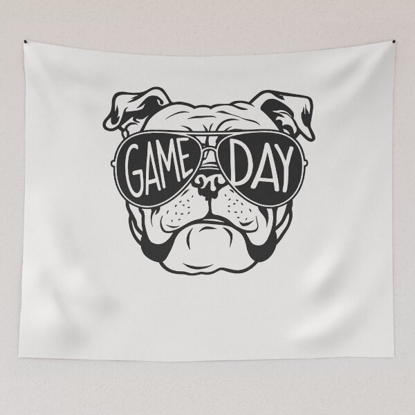 Item preview, Retro Bulldog Fan Game Days Design Gifts For Men Women Kids designed and sold by ArmyAbodo.