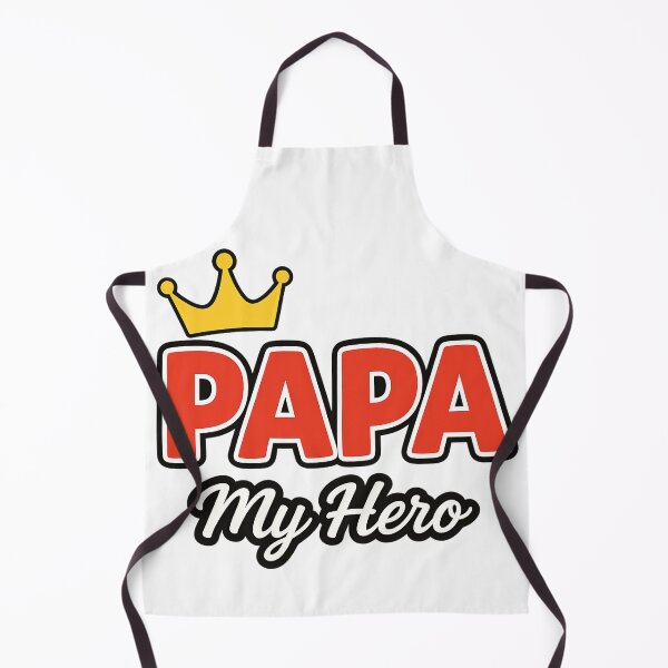 Item preview, PAPA My Hero – Bold Typography Dad Design with Crown designed and sold by KateVil.