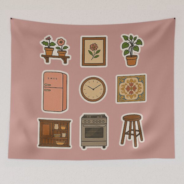 Item preview, Cozy Retro Kitchen and Home Essentials designed and sold by zzz888.