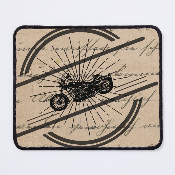 Item preview, Vintage Motorcycle Radiance | Retro Biker Design on Aged Paper Background designed and sold by KKARN.