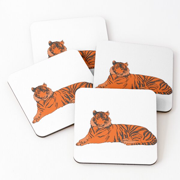 Item preview,  Maple the Tiger the Regal Resting – animalz designed and sold by Ashley’sAnimalz.