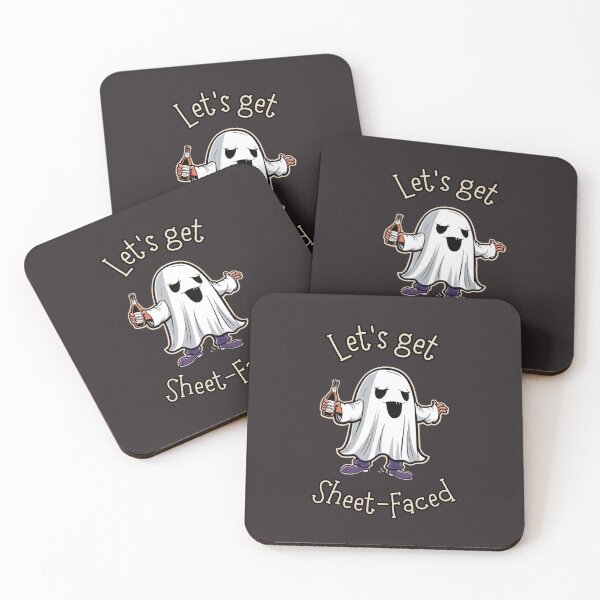 Item preview, Lets get sheet-face - Black designed and sold by CreepyCurator.