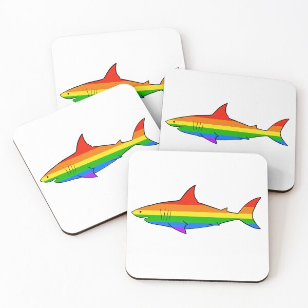 Item preview, Pride Shark designed and sold by MishCraftz.