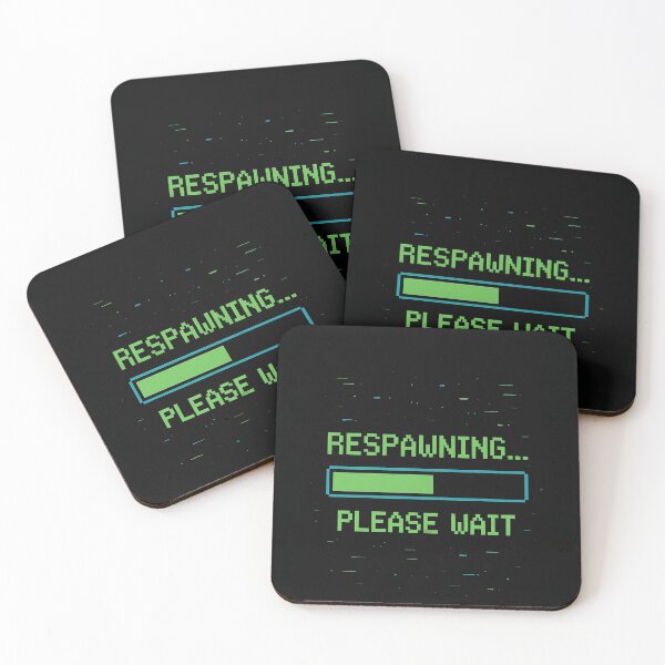 Item preview, Respawning... Please Wait – Funny Gamer Loading Screen Design designed and sold by PrometheusStyle.