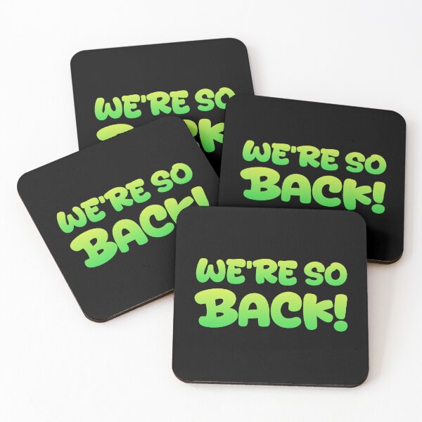 Item preview, We're So Back! Lime Green. Big Bold designed and sold by Memes N Lore .
