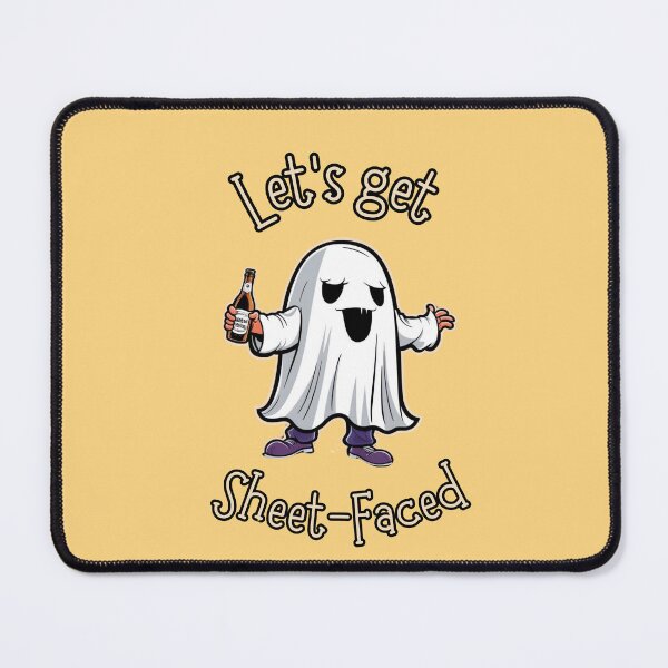 Item preview, Lets get sheet-face - Yellow designed and sold by CreepyCurator.