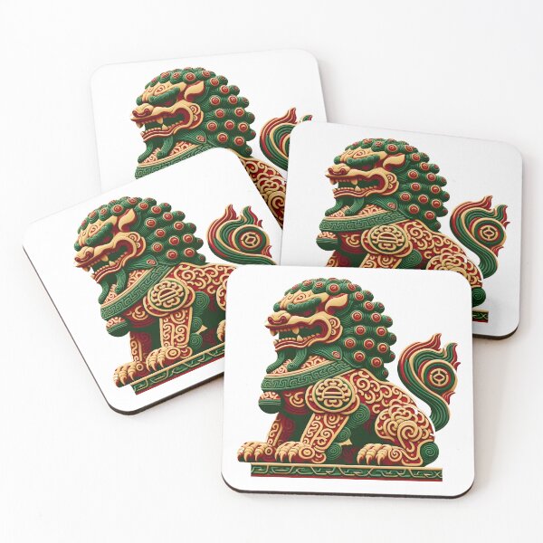 Item preview, stone lion designed and sold by aliraweb.