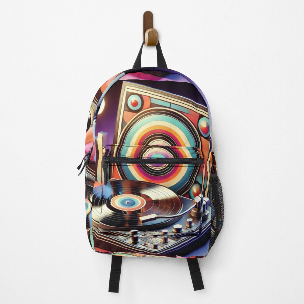 Vista previa del artículo con la obra «Mochila», diseñado y vendido por RACHAYASHOP.