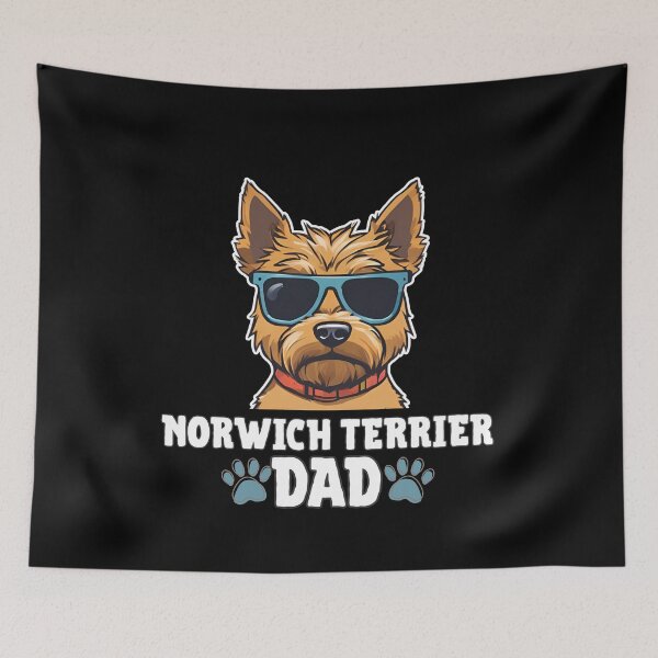 Item preview, Norwich Terrier Dad – Small, Fearless, and Full of Heart designed and sold by GoodyPaws.