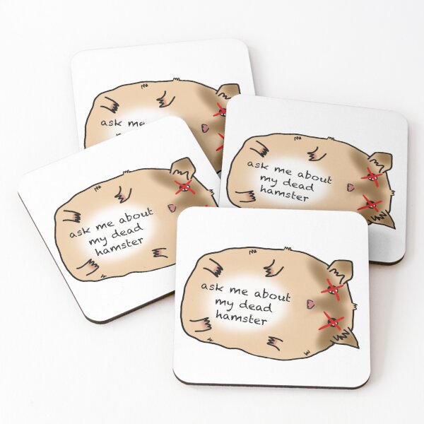 Item preview, Ask me about my dead hamster  designed and sold by Laura Wong.