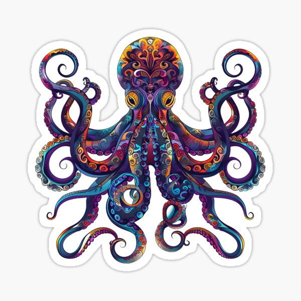 Item preview, Tribal Octopus designed and sold by Ex3l3nd.