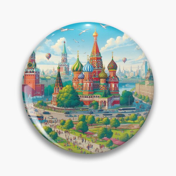 Item preview, Moscow city in anime style designed and sold by MerlinWear.