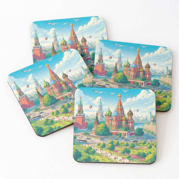 Item preview, Moscow city in anime style designed and sold by MerlinWear.