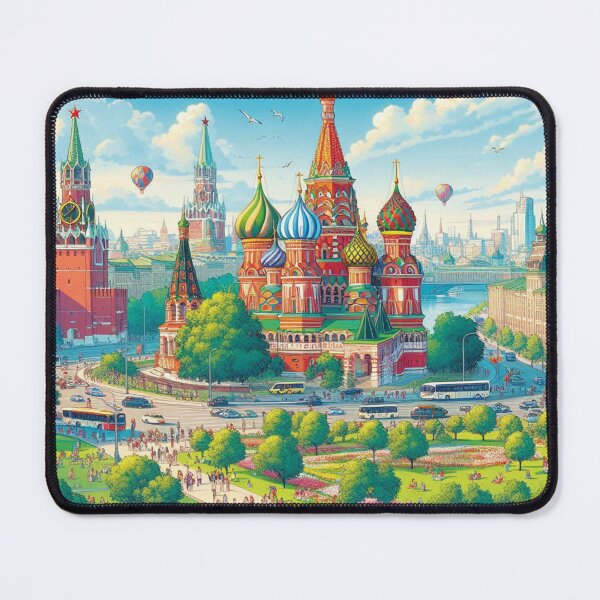 Item preview, Moscow city in anime style designed and sold by MerlinWear.