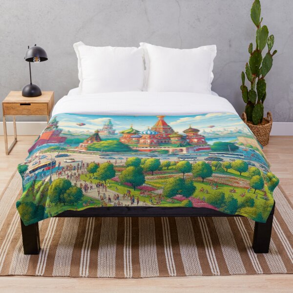Item preview, Moscow city in anime style designed and sold by MerlinWear.
