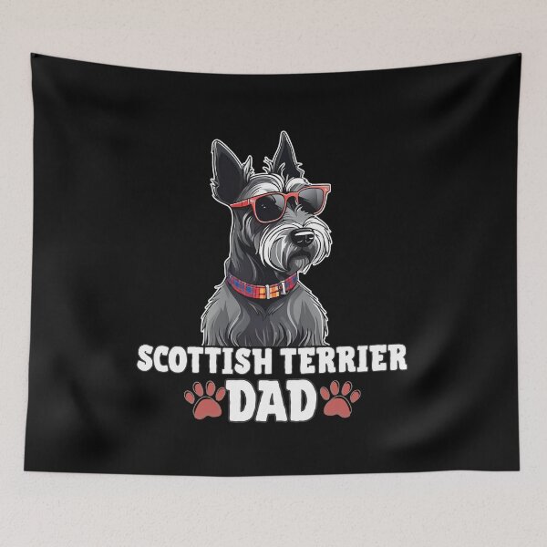 Item preview, Scottish Terrier Dad – Bold, Proud, and Unmistakably Classy designed and sold by GoodyPaws.