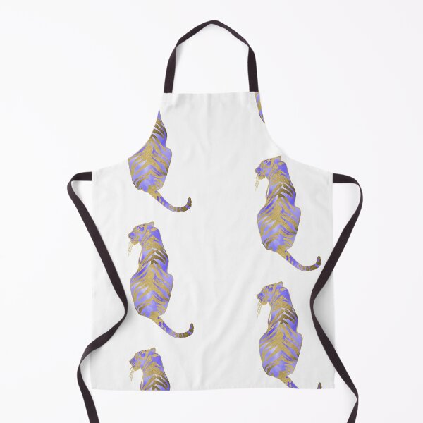 Item preview, Tigers on Top – College Sticker Purple with Gold Foil Detail designed and sold by skybluepink studio.